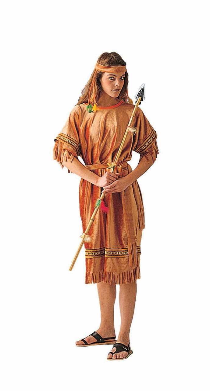 Adult Woman's Deluxe Native American Costume