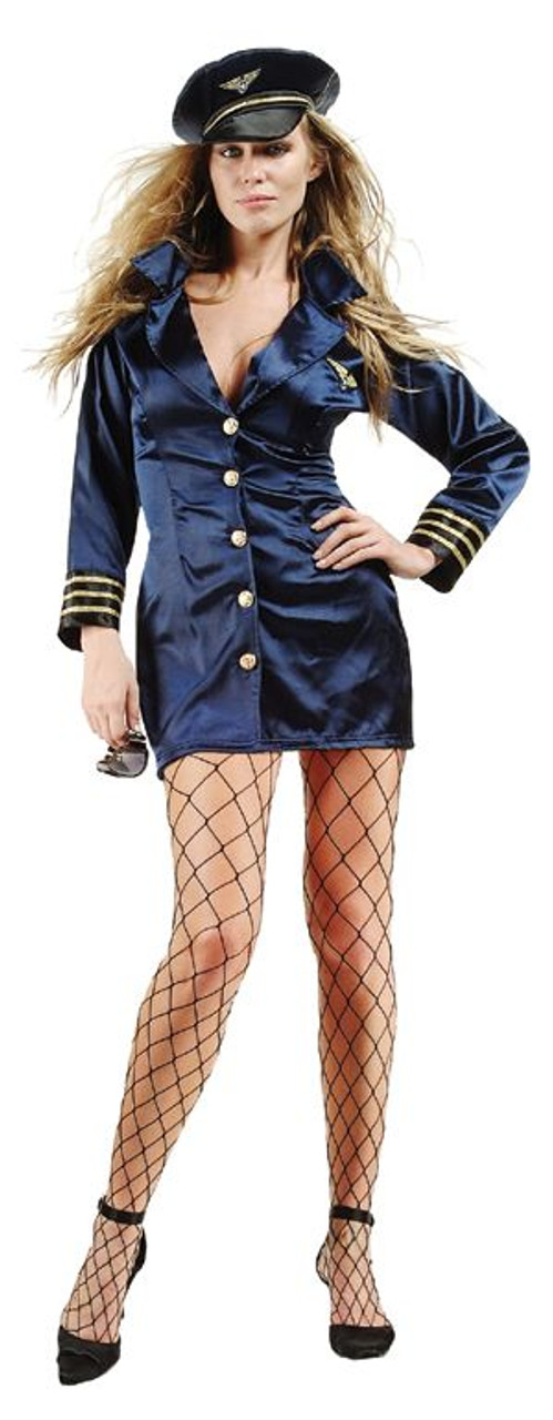 Adult Sexy Flight Captain Costume