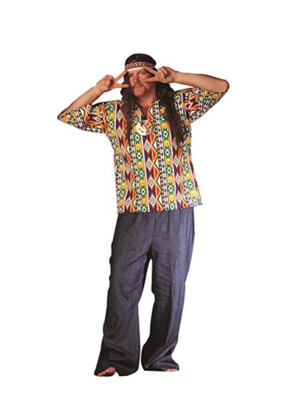 Adult Plus Size Hippie Costume