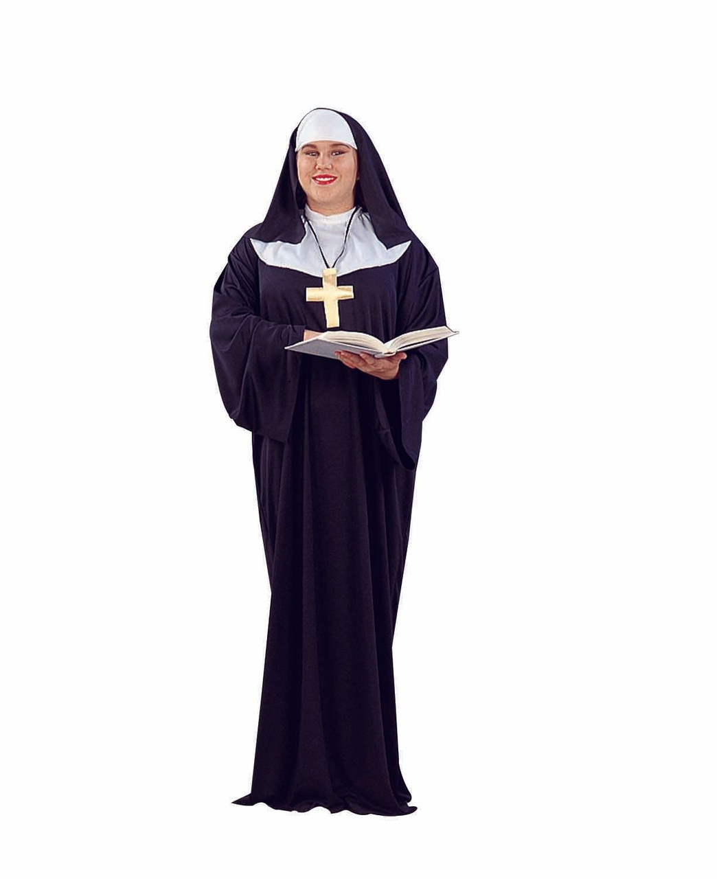 Adult Plus Size Nun Costume