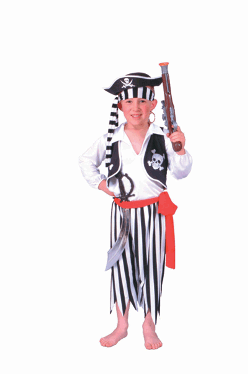 Child Striped Pirate Costume