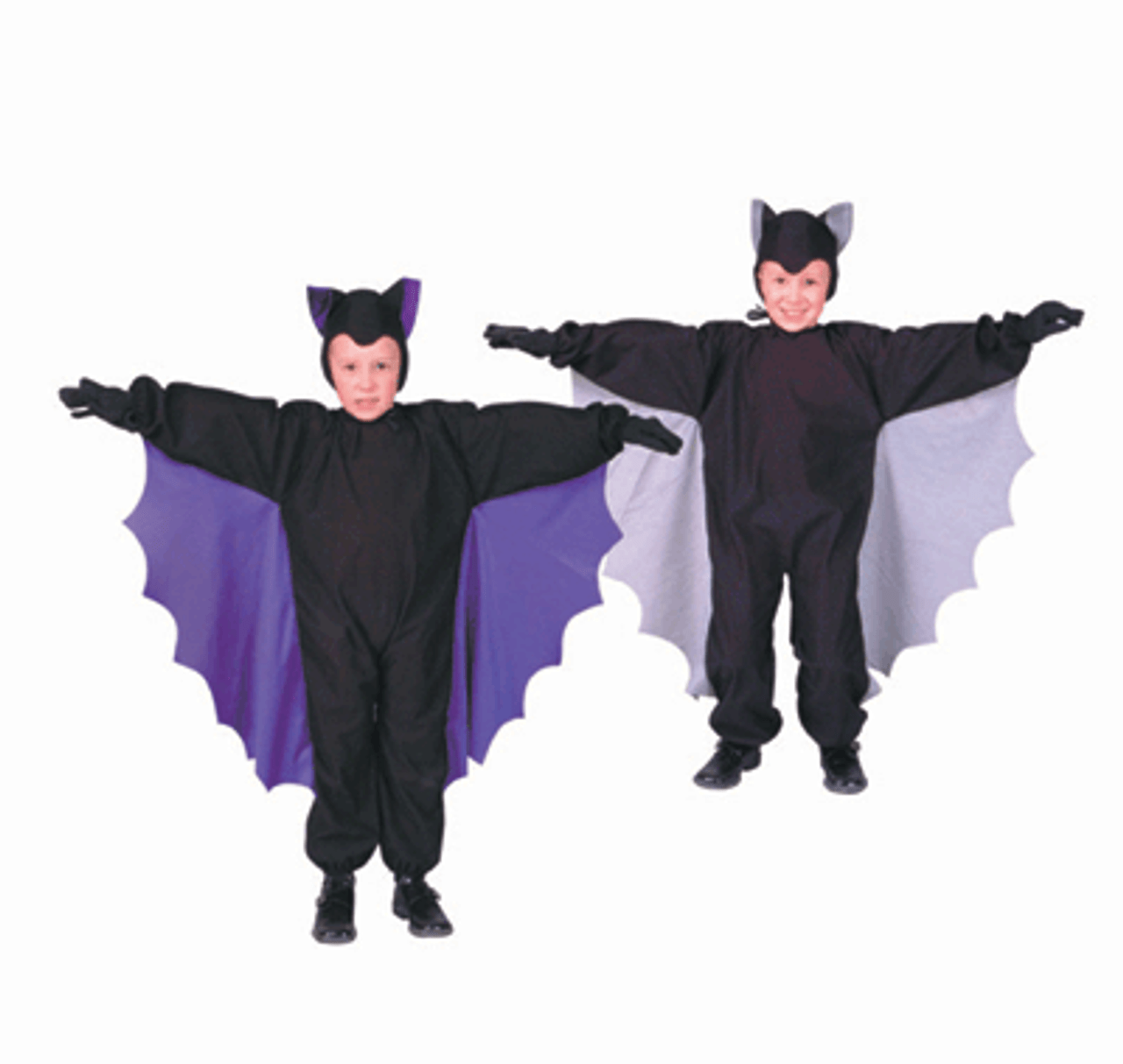 Child Bat Costume (Grey Wings)