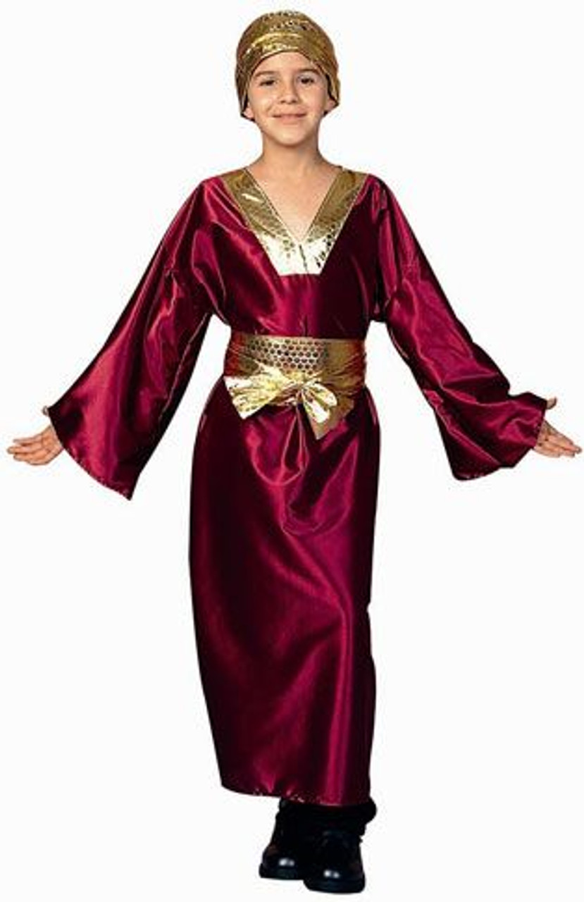 Child Wiseman Costume (wine)