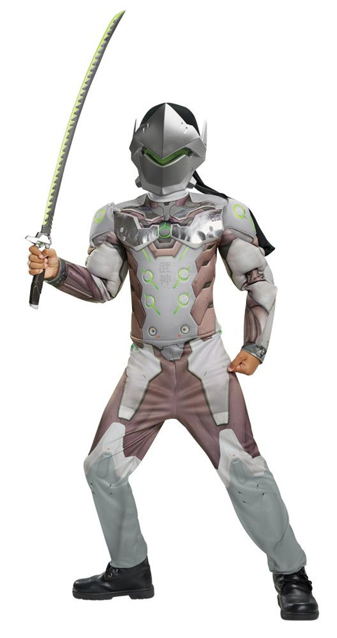 Teen Genji Classic Muscle Costume - Overwatch