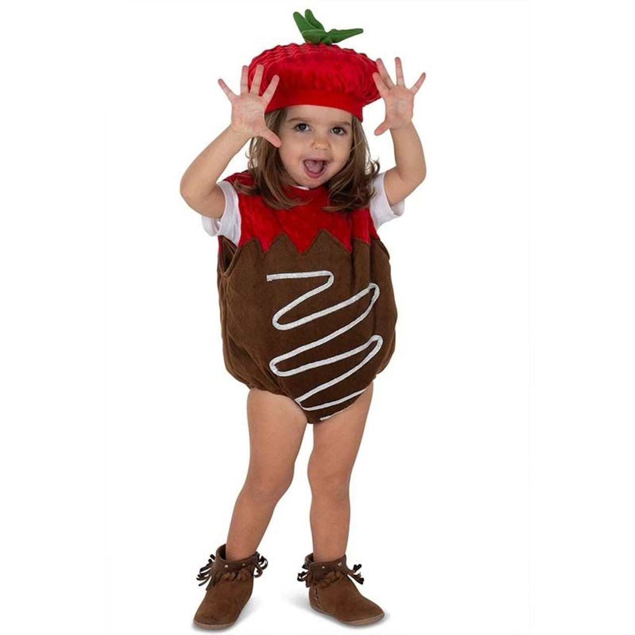 Toddler Chocolate Dipped Strawberry Costume