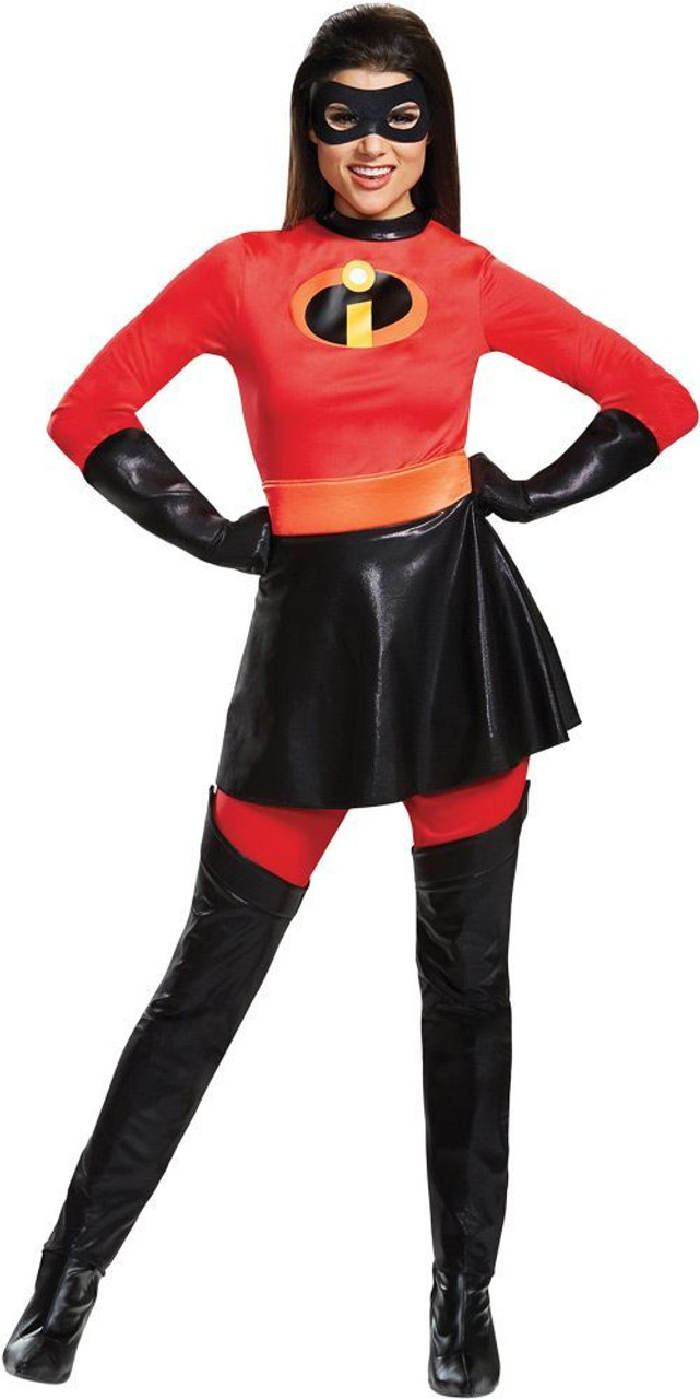 Women's Mrs. Incredible Skirted Deluxe Costume - The Incredibles 2