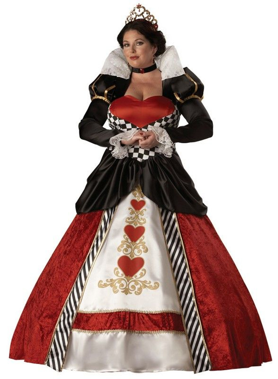 Women's Plus Size Queen Of Hearts Costume