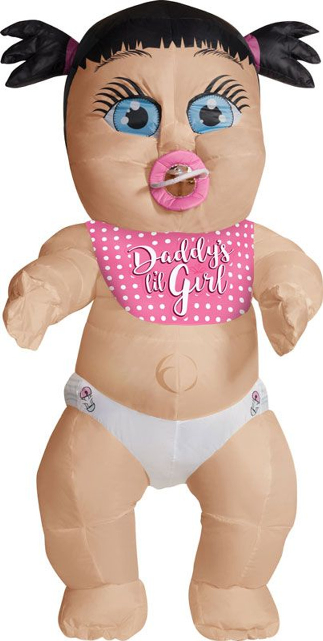 Adult Inflatable Baby Girl Costume