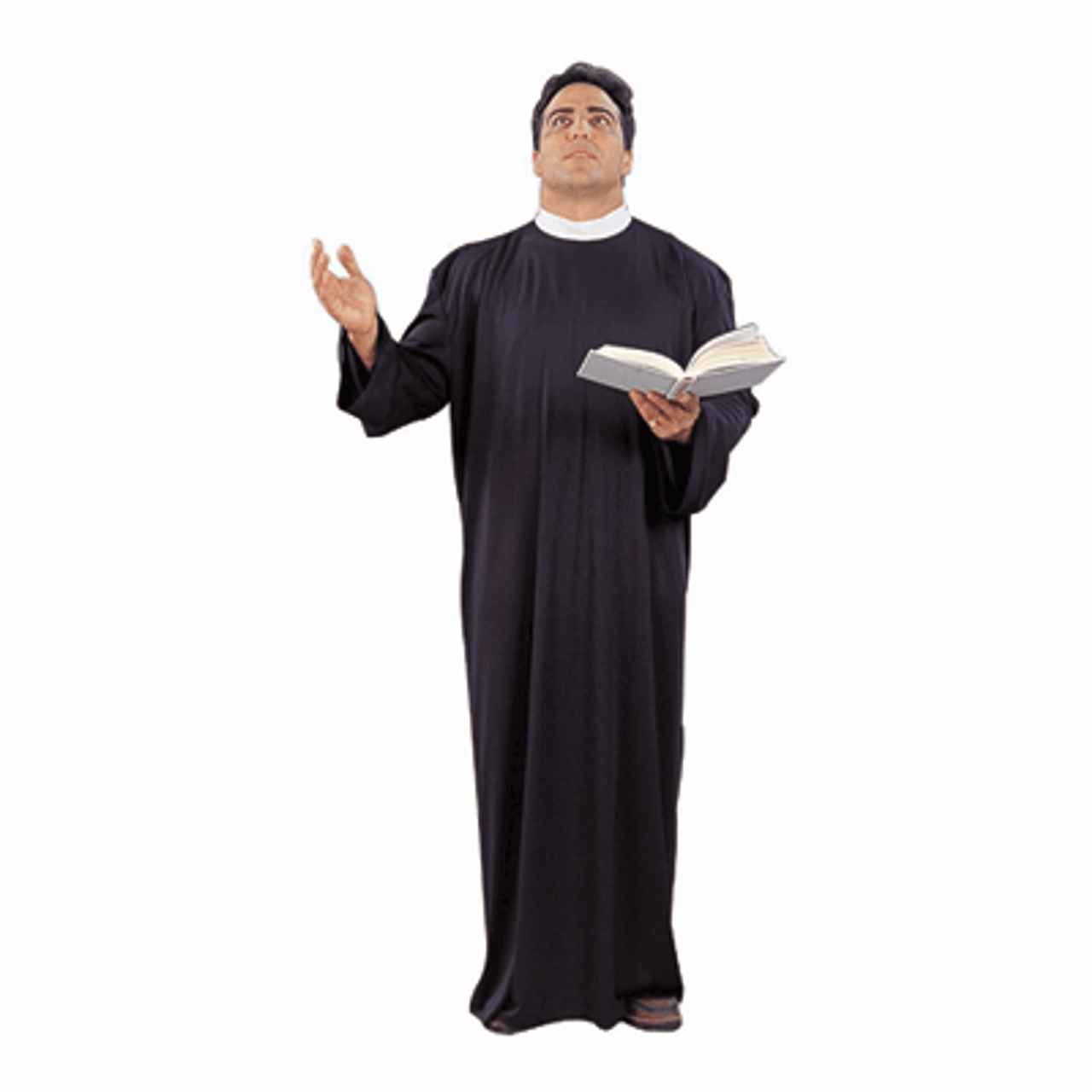 Adult Plus Size Priest Halloween Costume
