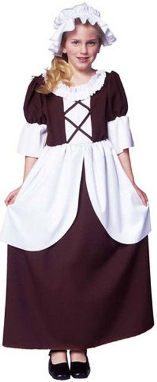 Child Colonial Girl Halloween Costume