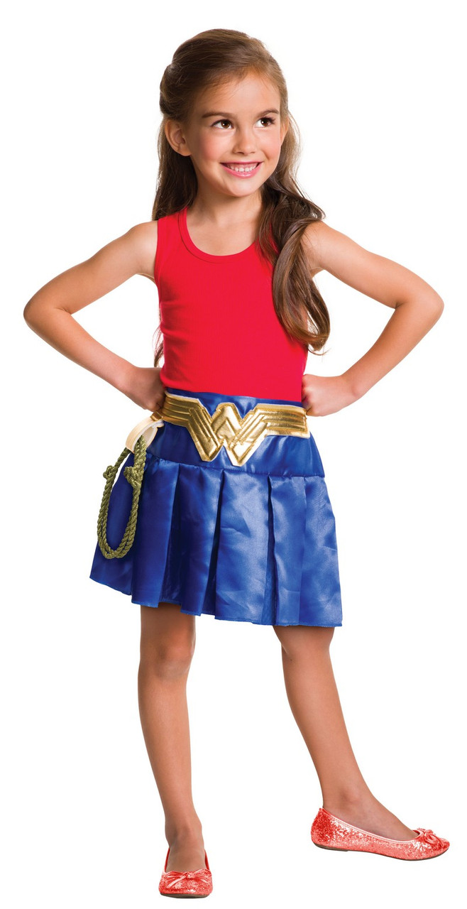 Girls Justice League Wonder Woman Pleated Skirt