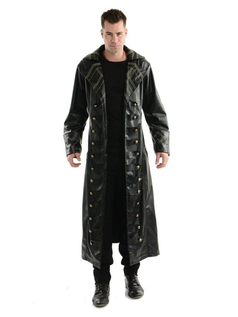 Adult Steampunk Pirate Trench Coat Costume Accessory