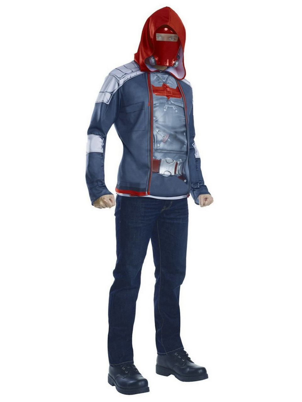 Adult Muscle Chest Red Hood Costume