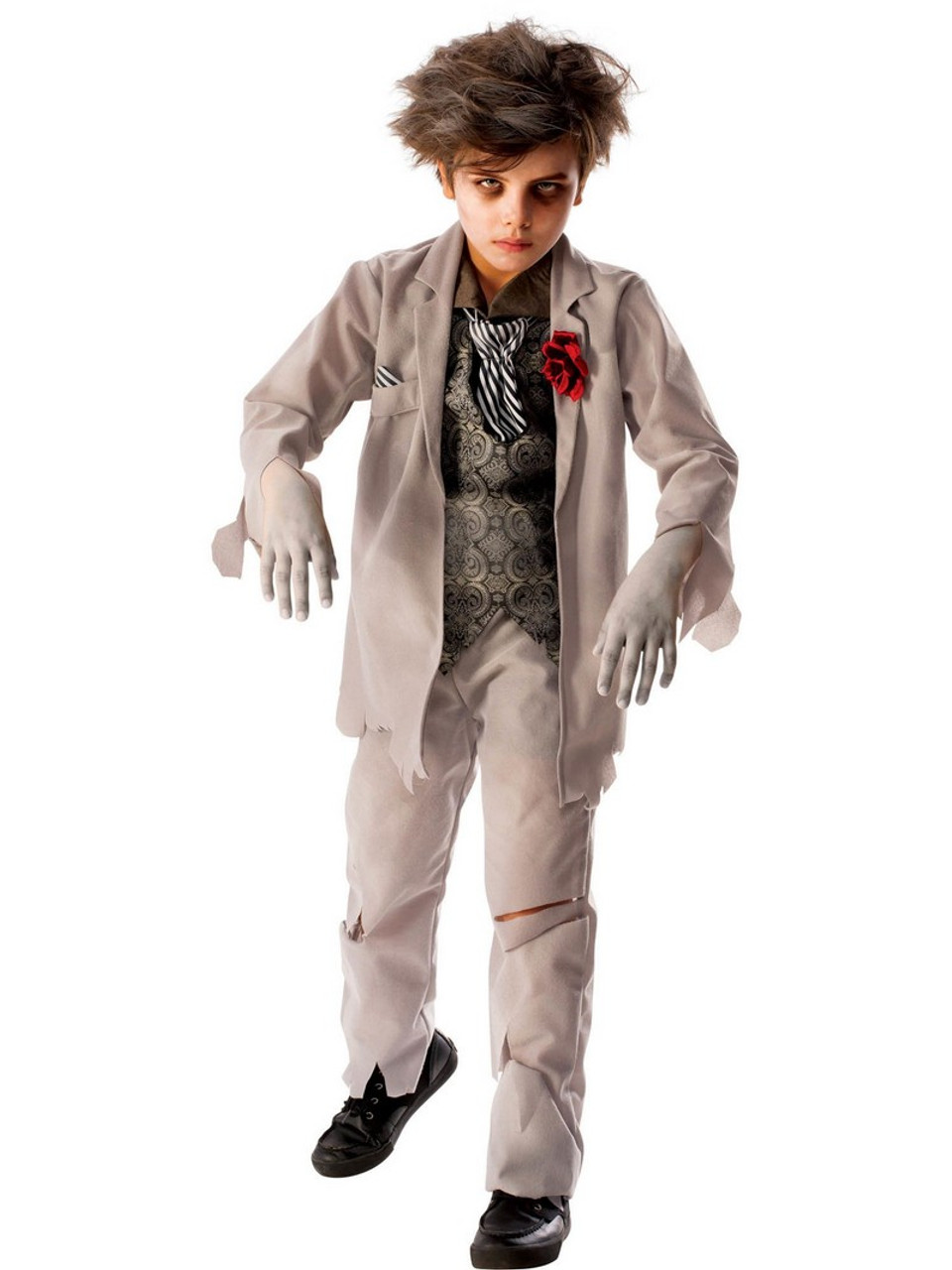 Ghost Groom Boys Costume - Small