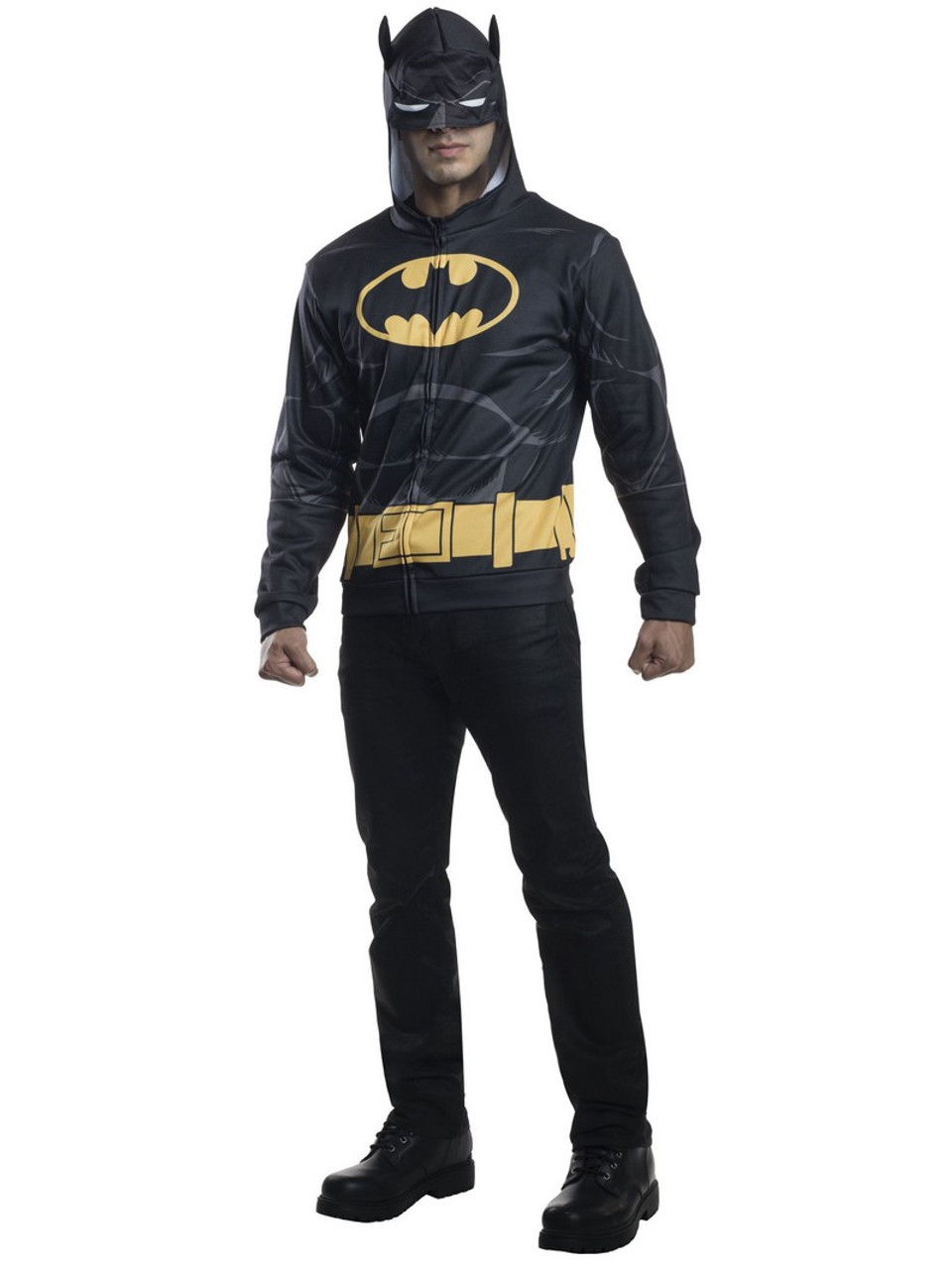 Adult Batman Hoodie Costume - Medium/Large