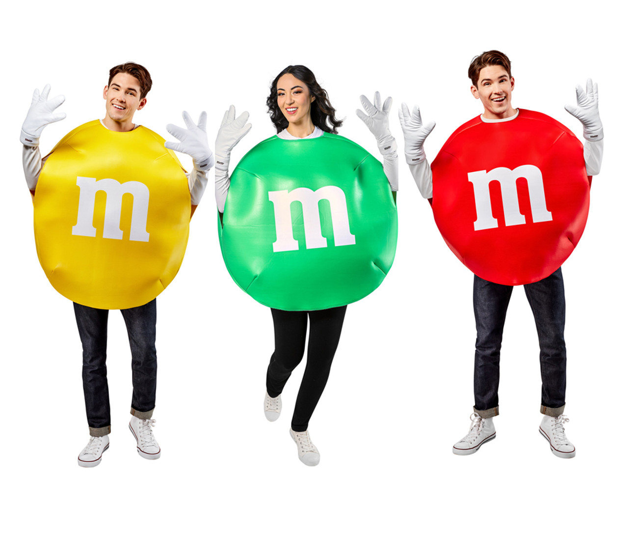 M&M'S GREEN CHARACTER ADULT UNISEX HALLOWEEN COSTUME 