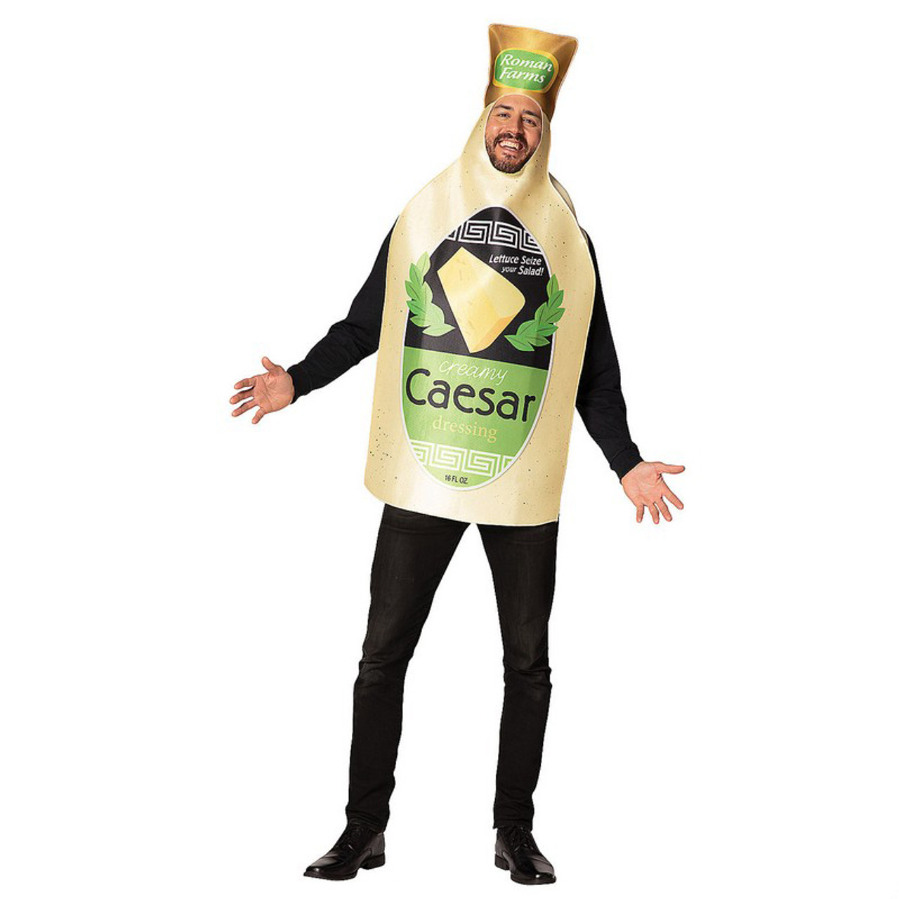 Adult Caesar Dressing Bottle Costume