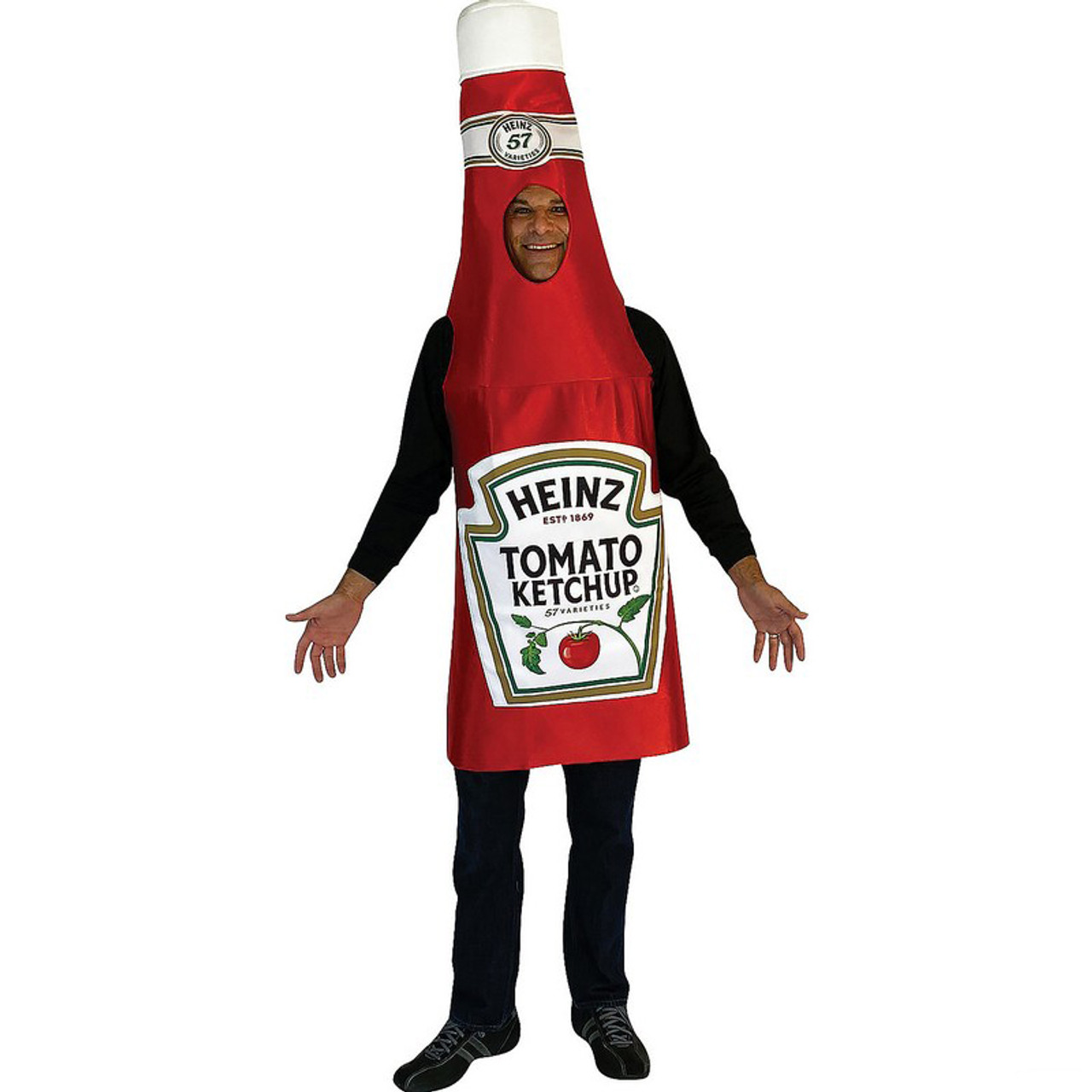 Adult Classic Heinz Ketchup Bottle Costume