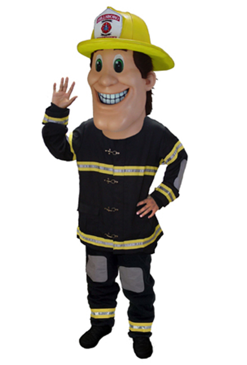 Fireman Mascot Costume