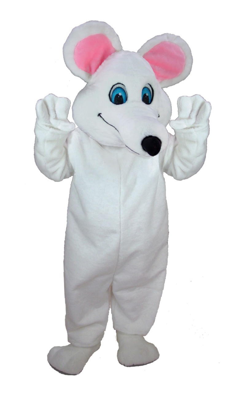 Thermo-lite White Mouse Mascot Costume