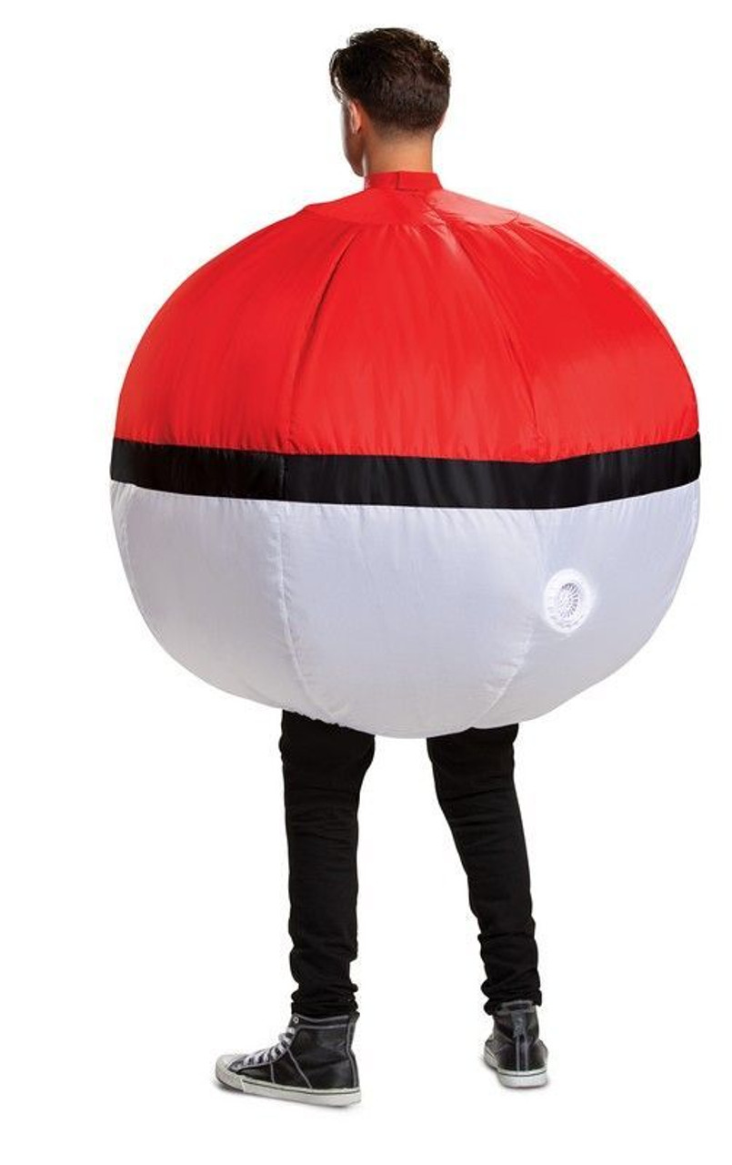 Adult Pokeball Inflatable Costume - inset