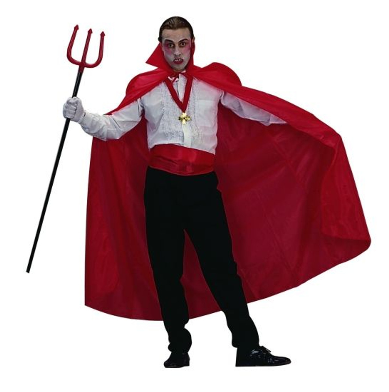 Adult Red Satin Cape