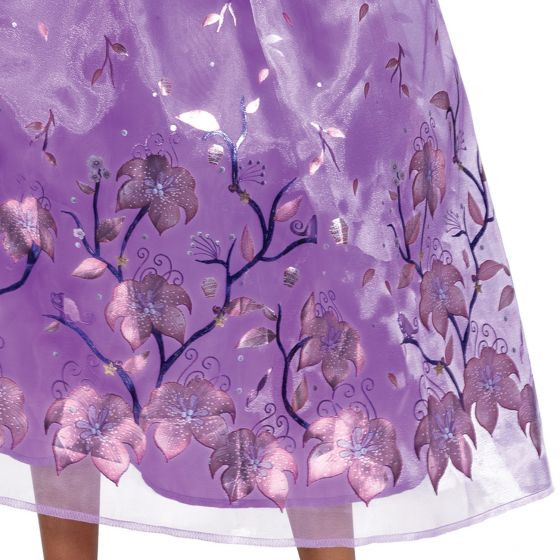 Disguise Rapunzel Deluxe Child Costume - Purple Dress (Size Medium 7-8)
