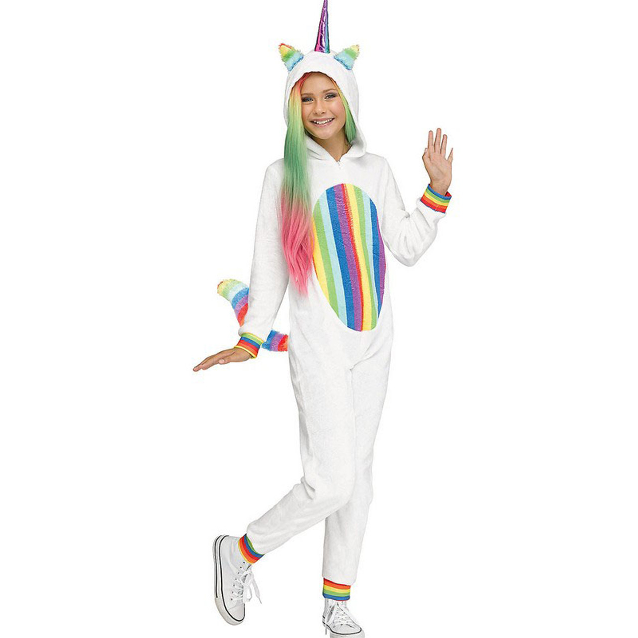 Kids Rainbow Unicorn Costume