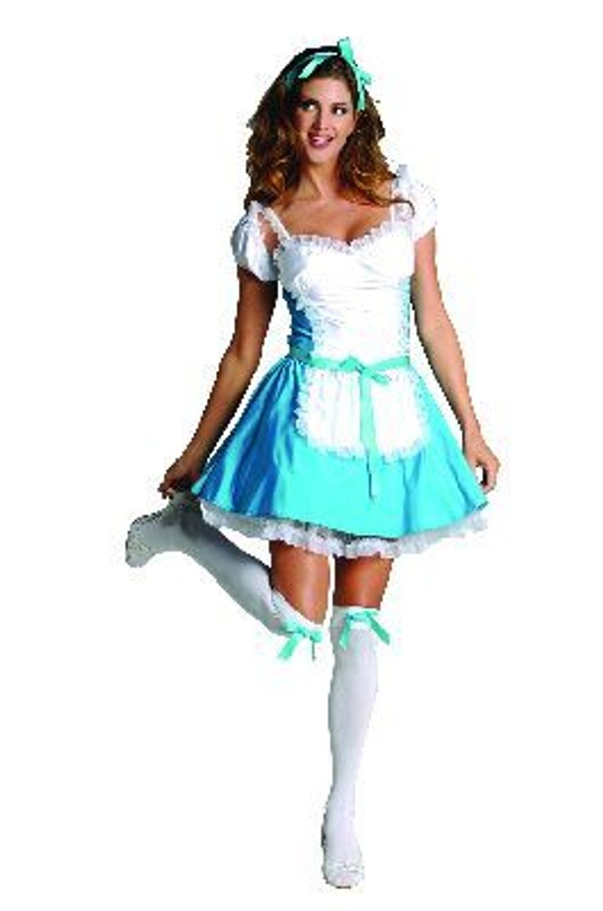 Adult Satin Alice Costume