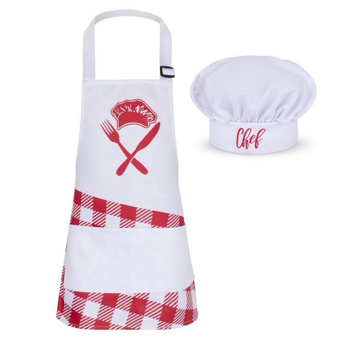 Kids Chef Apron Costume Set
