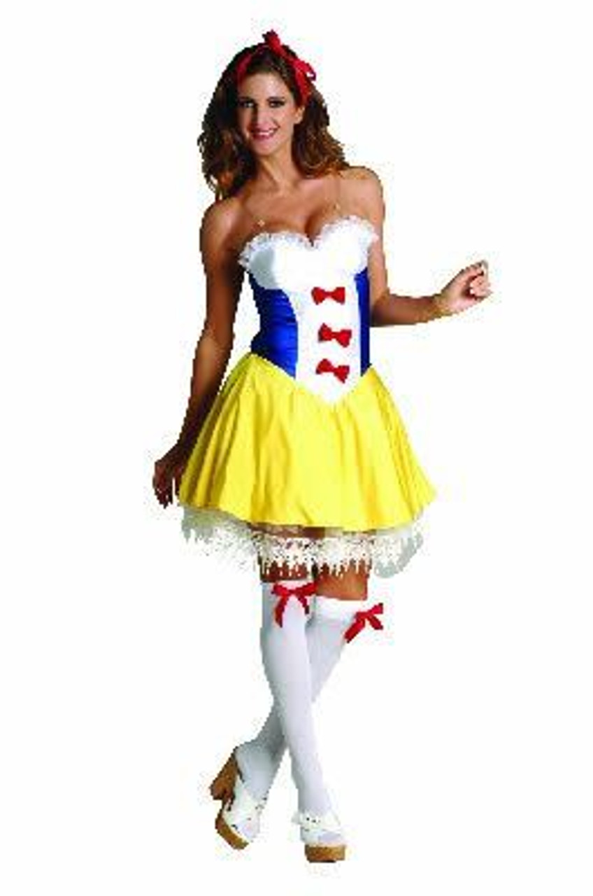 Adult Satin Snow White Costume, Adult Snow White Costumes