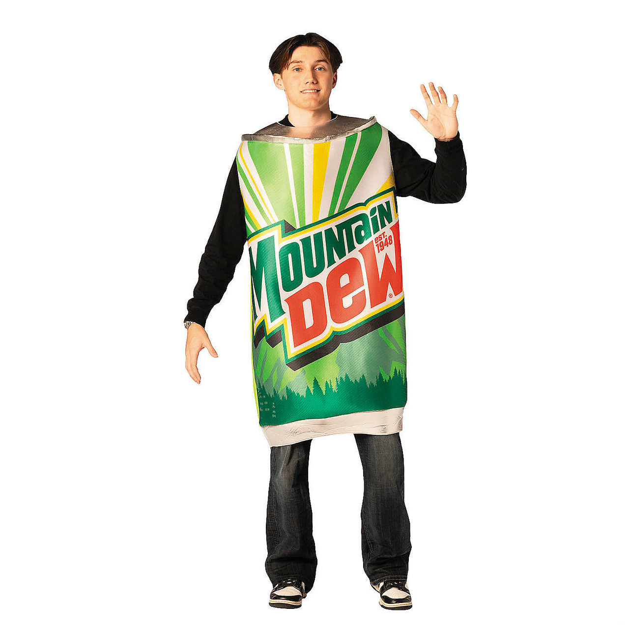 Adult Mountain Dew Can Tunic Costume