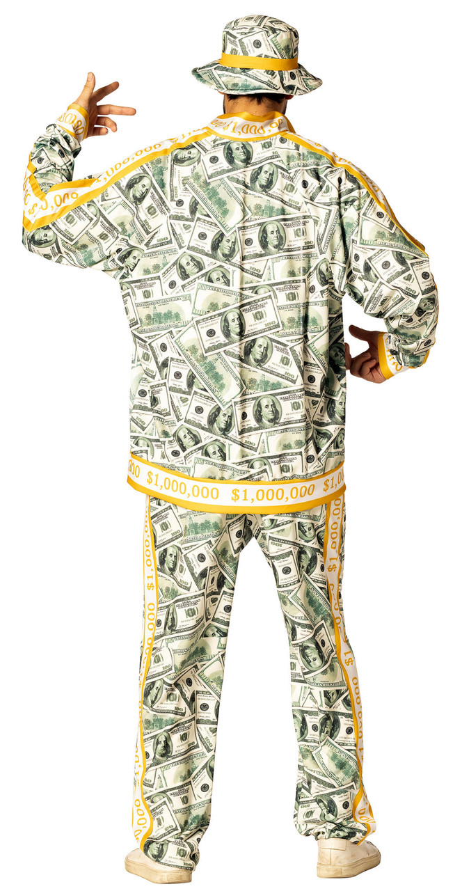 Adult Million Dollar Money Suit Costume