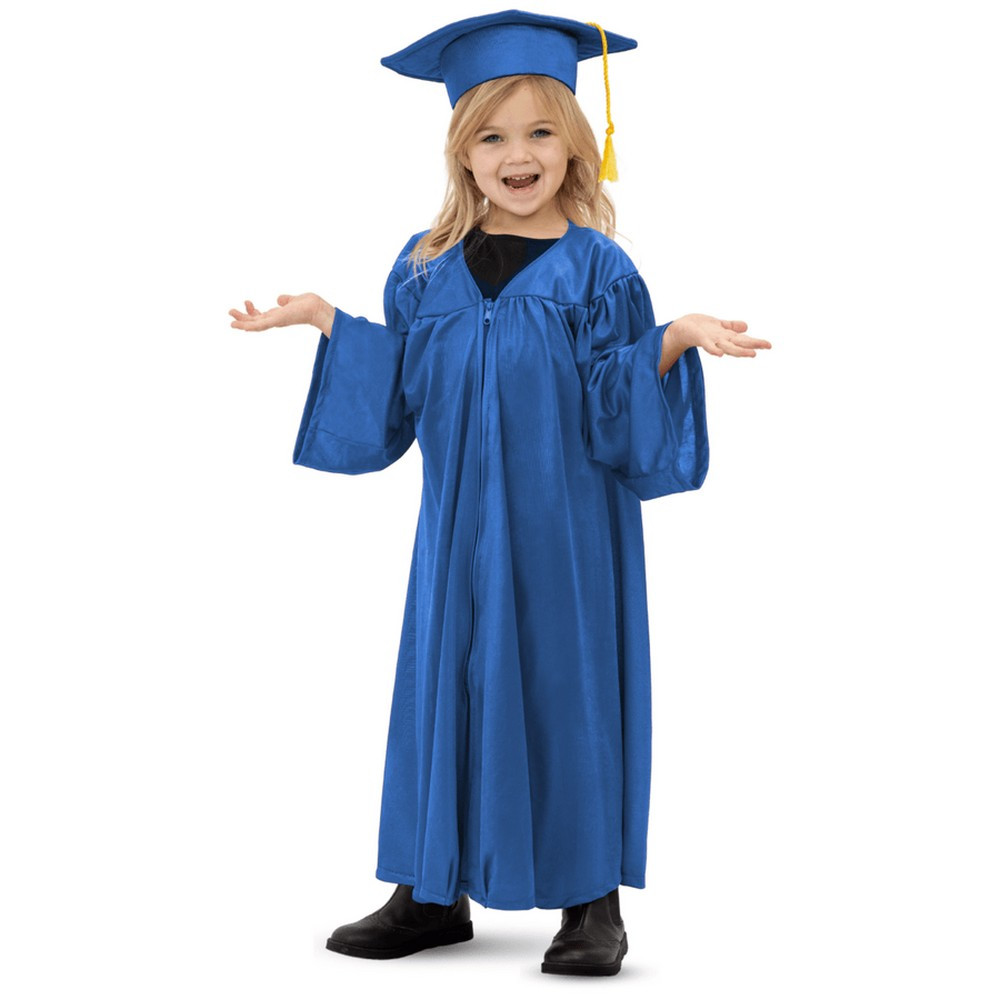Kids Graduation Cap & Gown Costume Set