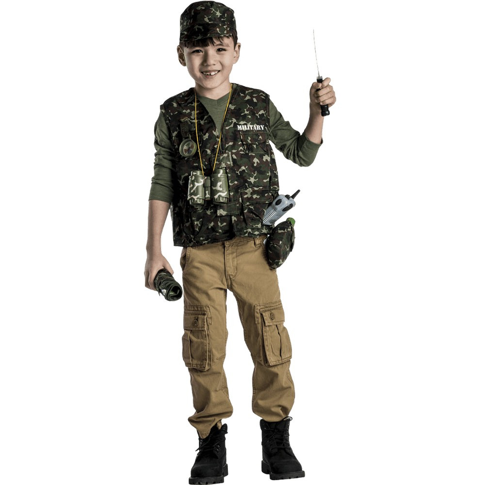Kids Military Forces Costume- Ages 3-7
