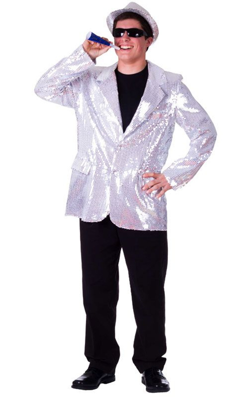 Adult Silver Blazer Costume