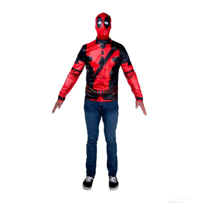 Adult Marvel Deadpool 3: Deadpool & Wolverine Deadpool Top & Mask Costume Set