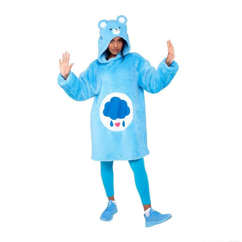 Adult Care Bears Grumpy Bear Hooded Dress Costume