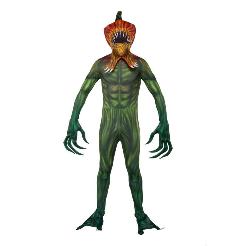 Adult Zentai Stranger Things: Tales From '85 Gourd Horde Jumpsuit Costume
