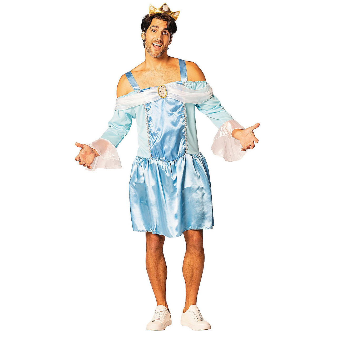 Men's Blue Cinderfella Polyester Dress Costume
