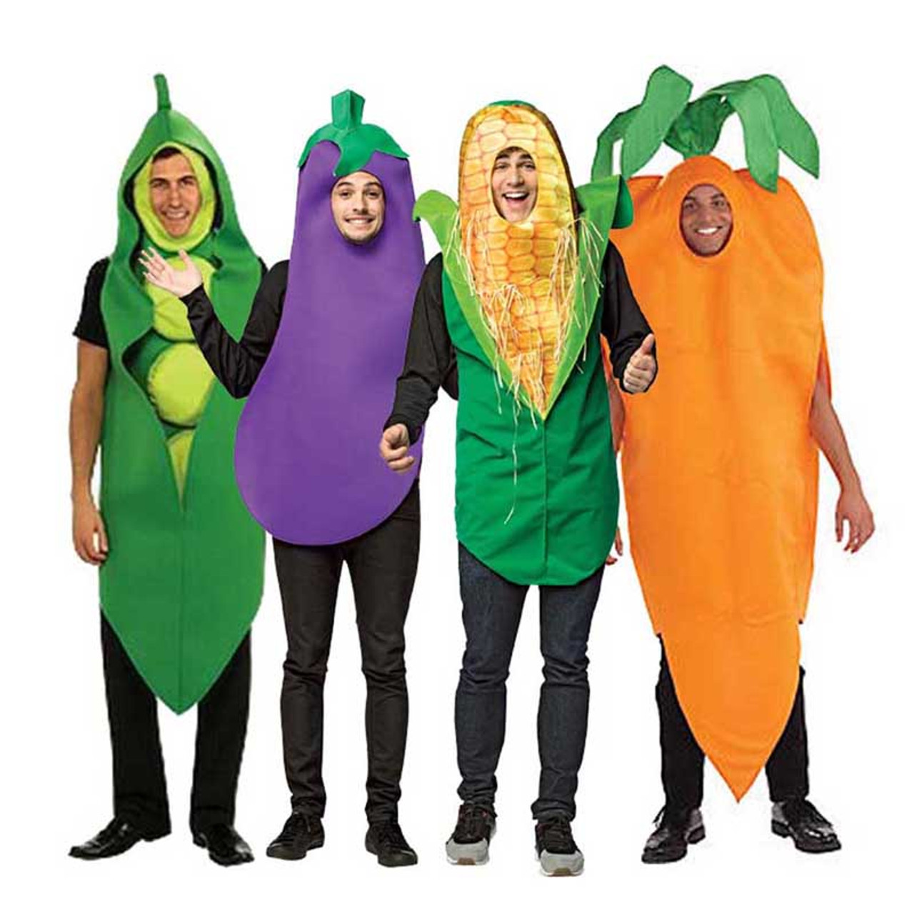 Adult M&M Group Costume Set of 4