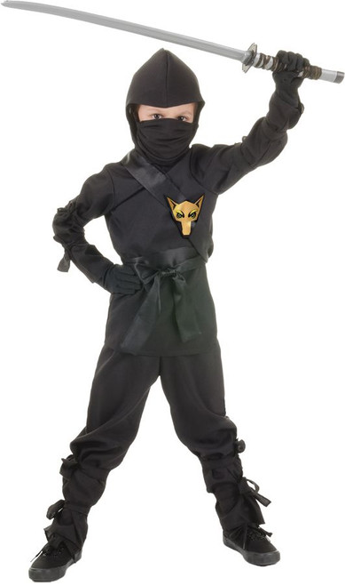 Boy's Ninja Costume - Black