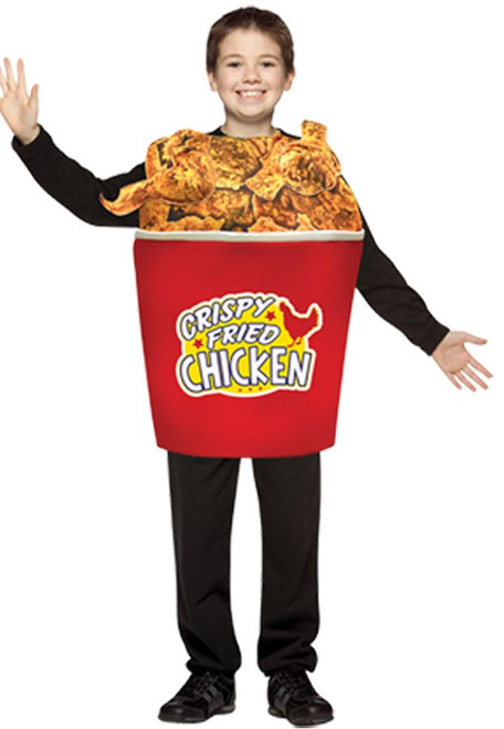 Child Bucket of Fried Chicken Costume