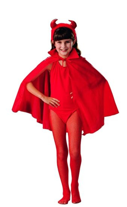 Child Red Devil Cape