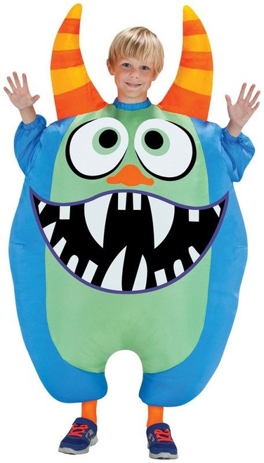Child's Scareblown Inflatable Costume Blue
