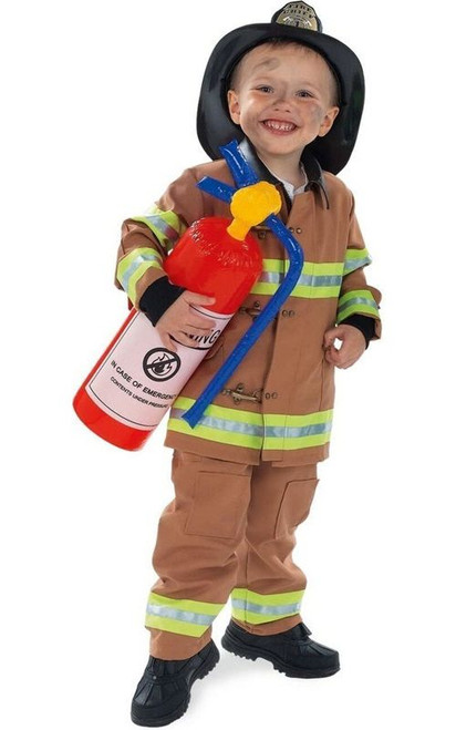 Child's Tan Firefighter Costume
