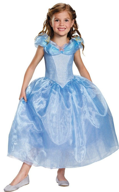 Girl's Cinderella Deluxe Costume - Cinderella Movie