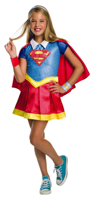 Girls Deluxe Supergirl Costume