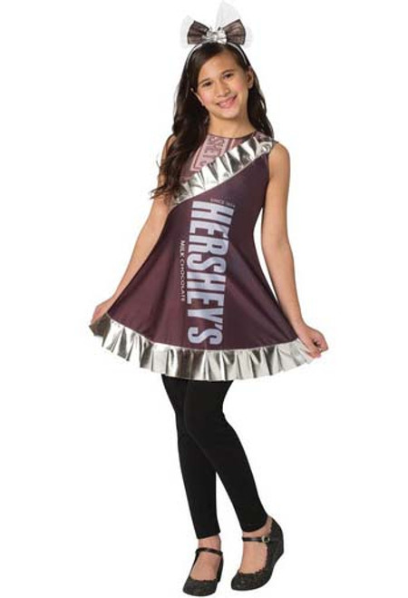 Girls Hersheys Bar Costume Dress - 7-10