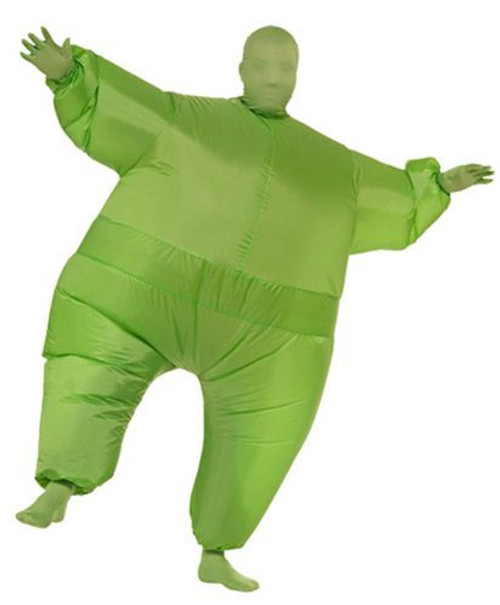 Green Inflatable Skin Suit Costume